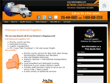 Tablet Screenshot of netwrklogistics.com